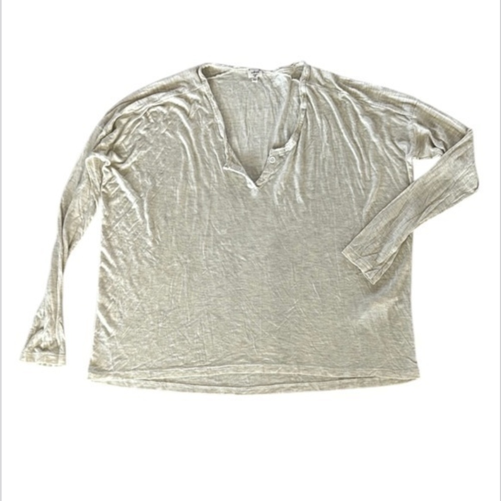 Wilfred beige long sleeve thin tee size XS